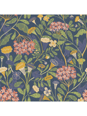 Dutch Wallcoverings FC Lina- Hybbe Blue - 55020 Dutch Wallcoverings FC Lina- Hybbe Blue - 55020