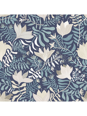 Dutch Wallcoverings FC Lina- Brita Bleu - 55009