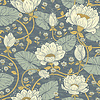 Dutch Wallcoverings FC Hjärterum- Eva blauw - 83122