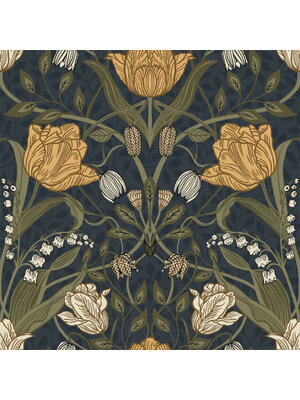 Dutch Wallcoverings FC Gronhaga- Filippa Blue - 44106