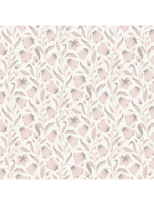 Dutch Wallcoverings FC Klara & Tove- Blåklocka Pink - 26013