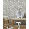 Dutch Wallcoverings FC Klara & Tove- Blåbär small Yellow/white - 26025