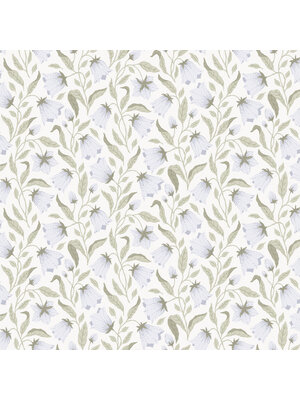 Dutch Wallcoverings FC Klara & Tove- Blåklocka Blue - 26014