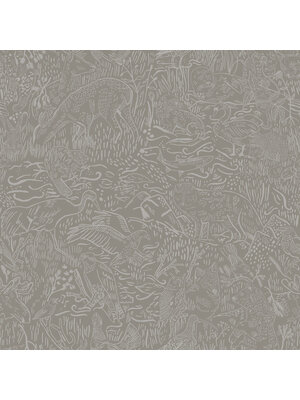 Dutch Wallcoverings FC Klara & Tove- Landskapsdjur Grey - 26022