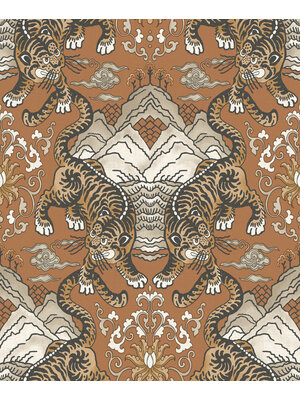 Dutch Wallcoverings FC Khalili- Tora Burnt Orange - 65912