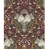 Dutch Wallcoverings FC Khalili- Tora Maroon - 65913