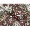 Dutch Wallcoverings FC Khalili- Tora Maroon - 65913