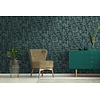 Dutch Wallcoverings FC Khalili- Brindle Flock Teal - 99405