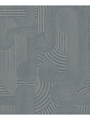 Dutch Wallcoverings FC Khalili- Macrame Blue - 65950