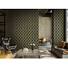Dutch Wallcoverings FC New Tekko golf zwart/goud - 20044