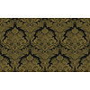 Dutch Wallcoverings FC New Tekko medaillon zwart/goud - 20001