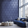 Dutch Wallcoverings FC New Tekko medaillon blauw - 20004 Dutch Wallcoverings FC New Tekko medaillon blauw - 20004