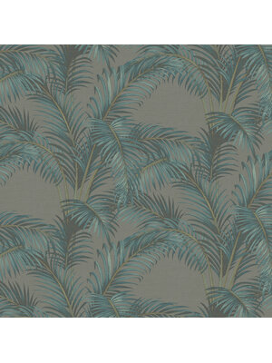 Dutch Wallcoverings FC Pavone- Palmaria Teal - PA01628