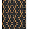Dutch Wallcoverings Wall Fabric/Bs1 Geometric Black - Zwart