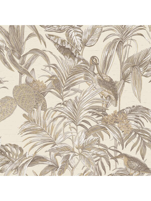 Dutch Wallcoverings Wallstitch/Bs1 Bird Of Paradise Crm - Creme