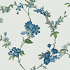 Dutch Wallcoverings Fabric Touch/Bs1 Flower Light Blue - Blauw Dutch Wallcoverings Fabric Touch/Bs1 Flower Light Blue - Blauw