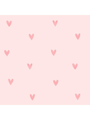 Dutch Wallcoverings FC Joy- harten roze - 72131