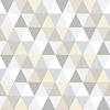 Dutch Wallcoverings FC Joy- driehoeken grijs/beige - 72020