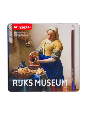 Bruynzeel Blik 24 Kleurpotloden - Het Melkmeisje
