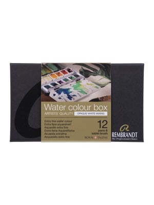 Rembrandt Aquarelverf - set 12 napjes - metalen blik - Dekwit Mengkleuren Rembrandt Aquarelverf - set 12 napjes - metalen blik - Dekwit Mengkleuren