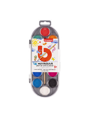 Bruynzeel Kids Waterverf - Set van 12 met Penseel