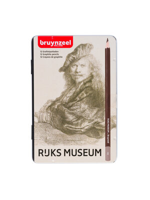 Bruynzeel Blik 12 Grafietpotloden - Rembrandt van Rijn