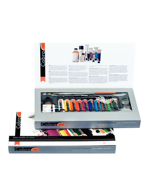 Cobra Artist geschenkverpakking 10 x 40 ml + Accessoires Cobra Artist geschenkverpakking 10 x 40 ml + Accessoires