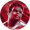 Noordwand Komar Dots Behangcirkel Marvel - Avengers - Painting Hulk - DD1-047