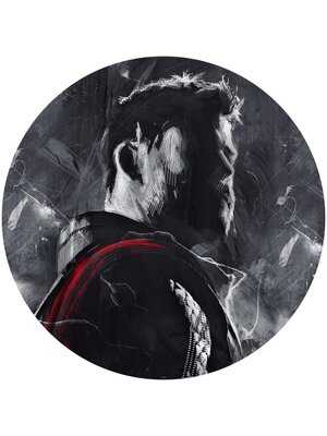 Noordwand Komar Dots Behangcirkel Marvel - Avengers - Painting Thor - DD1-048 Noordwand Komar Dots Behangcirkel Marvel - Avengers - Painting Thor - DD1-048