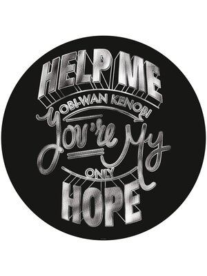 Noordwand Komar Dots Behangcirkel Star Wars - Help Me Obi Wan - DD1-023