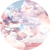 Komar Dots; Komar Home Behangcirkel Candy Sky - D1-010