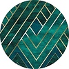 Komar Dots; Komar Home Behangcirkel Jade - D1-022 Komar Dots; Komar Home Behangcirkel Jade - D1-022