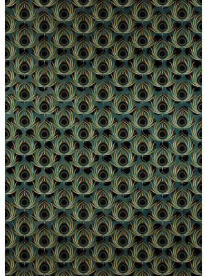 Komar Heritage Fotobehang Paon Vert - HX4-034