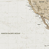 Komar Home; Komar Colours Fotobehang Earth Map - X7-1015