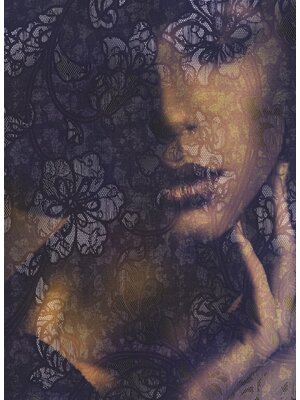 Komar Home; Komar Colours Fotobehang Lace - XXL2-012