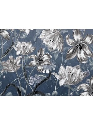 Komar Home; Komar Colours Fotobehang Merian Blue - X7-1041 Komar Home; Komar Colours Fotobehang Merian Blue - X7-1041