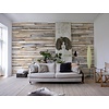 Komar Home; Komar Colours Fotobehang Whitewashed Wood - 8-920 Komar Home; Komar Colours Fotobehang Whitewashed Wood - 8-920