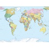 Komar Home; Komar Colours Fotobehang World Map - 4-050 Komar Home; Komar Colours Fotobehang World Map - 4-050