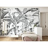 Noordwand Komar Ink Fotobehang Croissances Monochrome - INX8-082