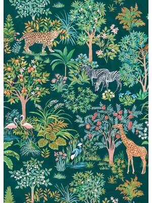 Noordwand Komar Ink Fotobehang Happy Jungle - INX4-055 Noordwand Komar Ink Fotobehang Happy Jungle - INX4-055