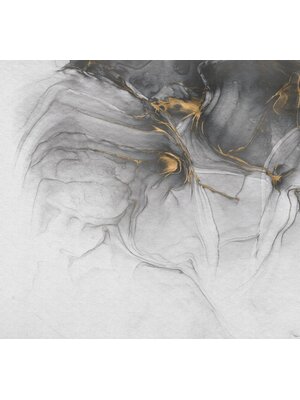 Noordwand Komar Ink Fotobehang Ink Gold Flow - INX6-022 Noordwand Komar Ink Fotobehang Ink Gold Flow - INX6-022