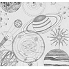 Komar Into Adventure Fotobehang Cosmos Sketch - IAX6-0017