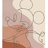 Komar Into Adventure Fotobehang Disney - Mickey Mouse - Line Drawing - IADX5-046