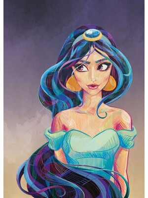 Komar Into Adventure Fotobehang Disney Princess - Aladdin - Fascinating Jasmine - IADX4-056