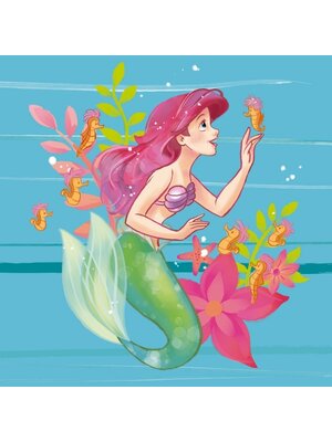 Komar Into Adventure Fotobehang Disney Princess - Ariel - Little Friends - IADX5-009