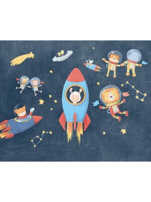 Komar Into Adventure Fotobehang Friends in Space - IAX7-0036