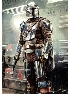 Komar Into Adventure Fotobehang Star Wars - Mandalorian Fight Posture - IADX4-023 Komar Into Adventure Fotobehang Star Wars - Mandalorian Fight Posture - IADX4-023