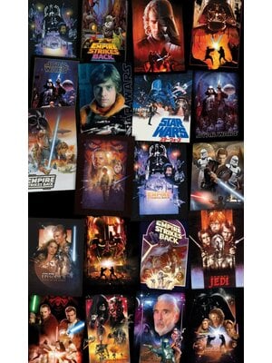 Komar Into Adventure Fotobehang Star Wars - Posters Collage - vd-048 Komar Into Adventure Fotobehang Star Wars - Posters Collage - vd-048