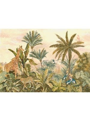 Komar Into Adventure Fotobehang Tropical Vintage Garden - IAX8-0005 Komar Into Adventure Fotobehang Tropical Vintage Garden - IAX8-0005