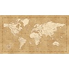 Komar Into Adventure Fotobehang Vintage World Map - IAX10-0027